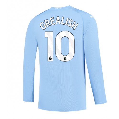 Manchester City Jack Grealish #10 Domaci Dres 2023-24 Dugi Rukav